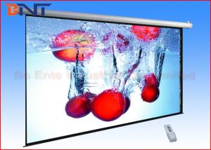 Wholesale Pull Down Video Projection Projector Screen , 16 9 Projection Screen Sizes 92 Inch from china suppliers
