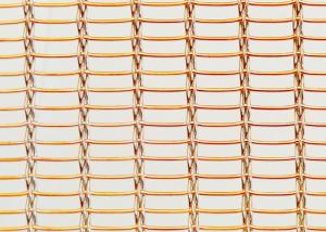 Wholesale SHUOLONG SS304 Glass Laminated Wire Mesh Eco Woven Copper Wall Cladding from china suppliers