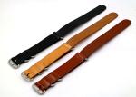 Professional Custom Mens Watches Leather Band , Sport Watch Bands Three Color