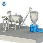 CE Low Investment Dry Powder Mortar Production Line Wall Putty Plaster Sand