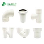 Equal Tee PVC Water Drainage Fitting Wall Thickness Pn10 for Bathroom Drainage