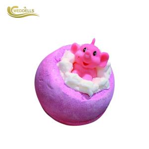 Wholesale 100% Natural Ingredients Handmade Baht Bombs With Kids Toy On Top Custom Gift Box Packing from china suppliers