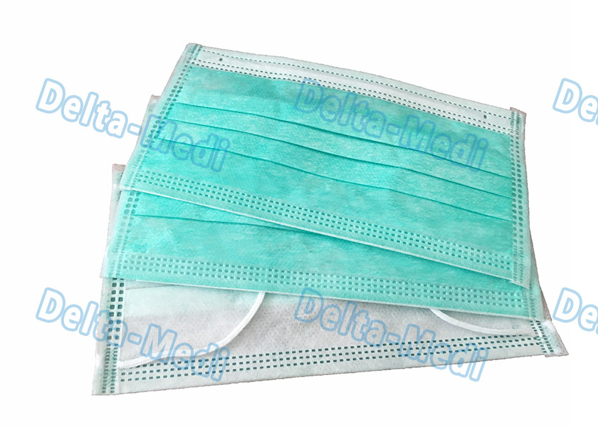 Individual package 4 ply Face Mask with filter paper & active carbon