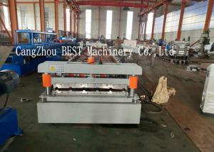 Wholesale Zinc Galvanizing Trapezoidal Roofing Sheet Roll Forming Machine 380V Roofing Sheet Making Machine from china suppliers