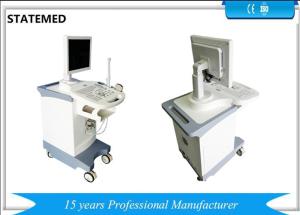 Wholesale Black And White Mobile Trolley Ultrasound Scanner , Ultrasound Cart 15 Inch LED Displayer from china suppliers