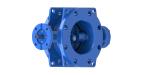Ductile Iron Double Butterfly Valve , Bearing - CS Base Butterfly Valve Flange