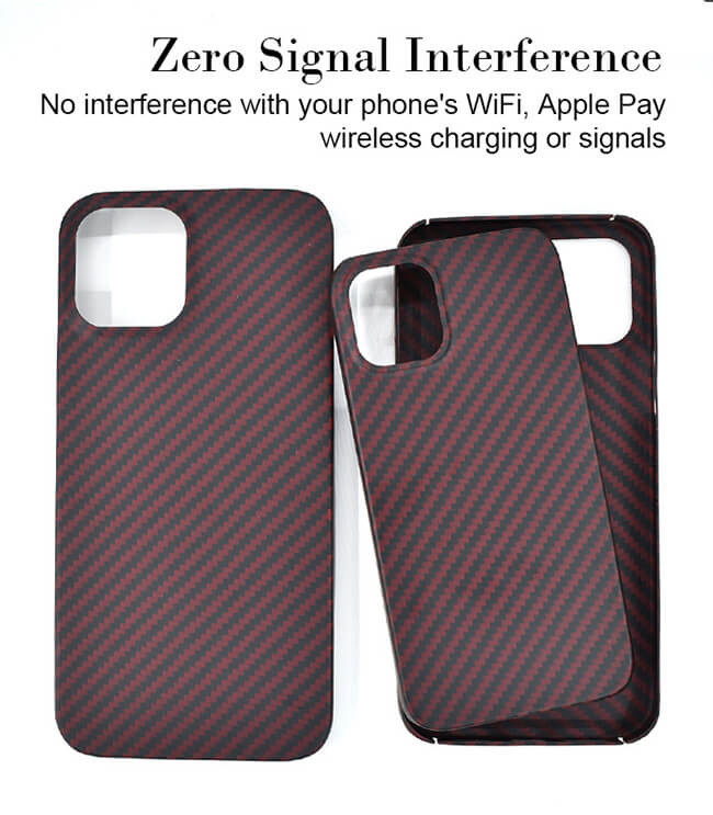 Matte Finish Aramid Fiber Phone Case For iPhone 12