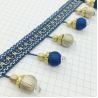 Buy cheap Handmade fashionable chain beads lace tassels fringes for curtain/sofa/pillow from wholesalers