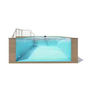 Wholesale Transparent Acrylic Shipping Container Swimming Pool 30-950mm Thickness 1.2g/cm3 Density from china suppliers