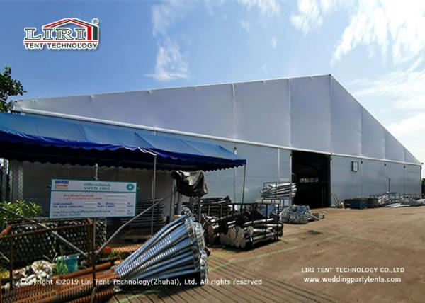 40m Large Sporting Event Tents With Hard Wall PVC Doors / Industrial Outdoor