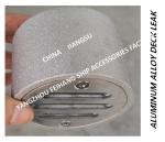 YB round flanged aluminum alloy marine deck drain-round aluminum alloy flanged