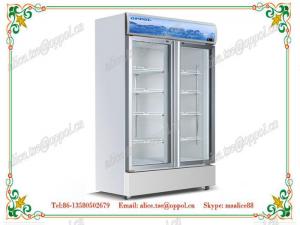 Wholesale OP-808 CE Approved Upright Glass Door Medical Freezer, Storage Laboratory Freezer from china suppliers