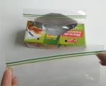 PE Transparent double zipper sealing bag wholesale double self-styled zipper bag