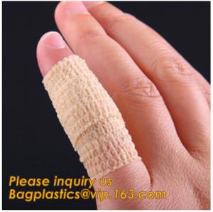 Wholesale Fitness Custom made Cotton medical plaster tape sport bandages roll athletic tape,Flexible Bandage Self Adherent bandage from china suppliers