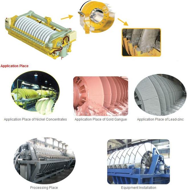 Video Technical Support Provided Vacuum Ceramic Water Filter for Sludge Dewatering