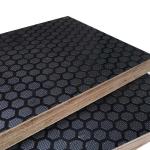 Hexagon 15mm 9mm Anti Slip Plywood film faced plywood For Flooring with low
