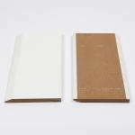 Customized White Primed Wood Boards Wood Wall Baseboard Skirting Molding