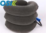 Adjustable Cervical Support Brace Sofe Inflatable Flannel / Rubber Material