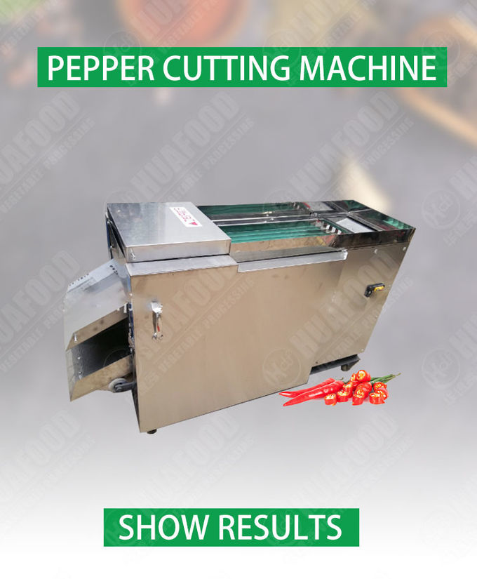 500kg/h Dry Red Chilli Stem Cutting Machine Chilli Stem Removing Machine