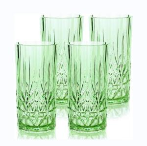 Wholesale Tritan Green Customized Reusable Acrylic Glass Cup Whiskey Juice Water from china suppliers