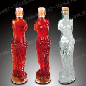 China Plastic Cap 700ml Custom Glass Packaging For Cognac on sale