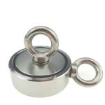 D75mm 200 kg Pull Force Double Sided Round Strong Magnetic Fishing Kit Salvage