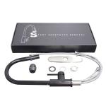 Steel 304/316 material Kitchen Faucet Satin Deck Mount Single Handle Water tap