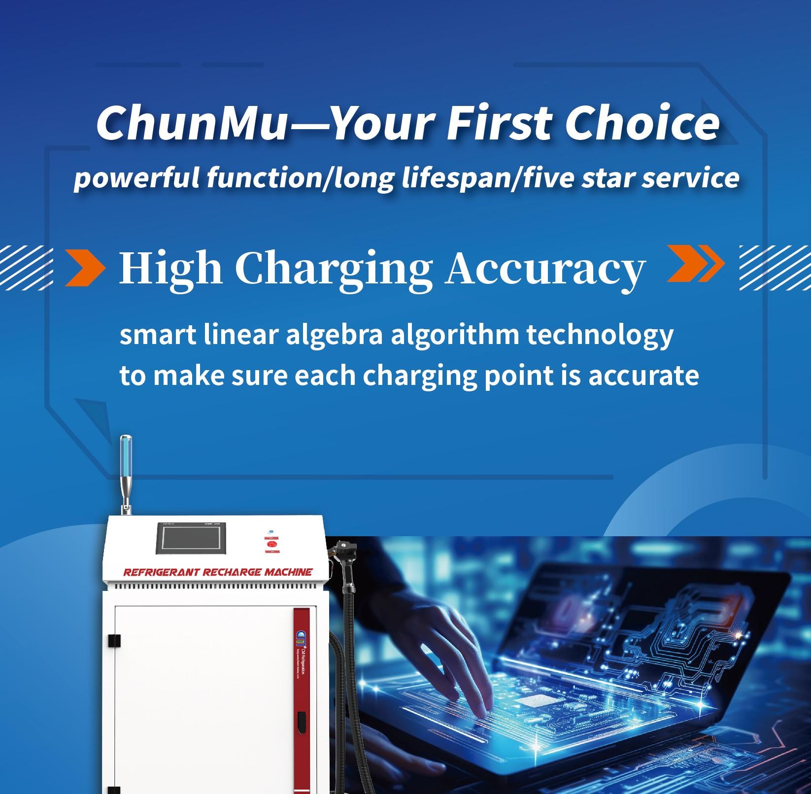 CM8600 ExS Refrigerant Charging Station R407C CE Certificated