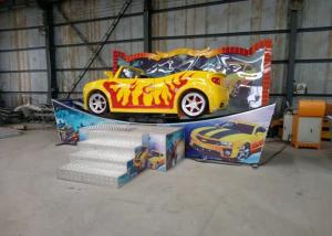 Wholesale Mini Flying Car Kiddie Amusement Rides Yellow Red Color For Playgrounds from china suppliers
