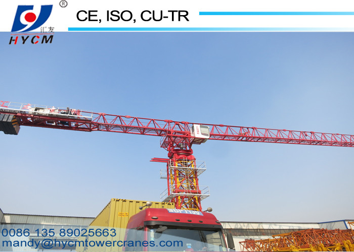 Best Price 50m Freestanding 12tons Inverter Topless Tower Crane for Sale