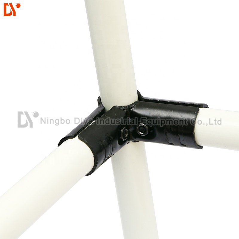 HJ-2 Iron Metal Lean Pipe Joint For Rack System 28mm