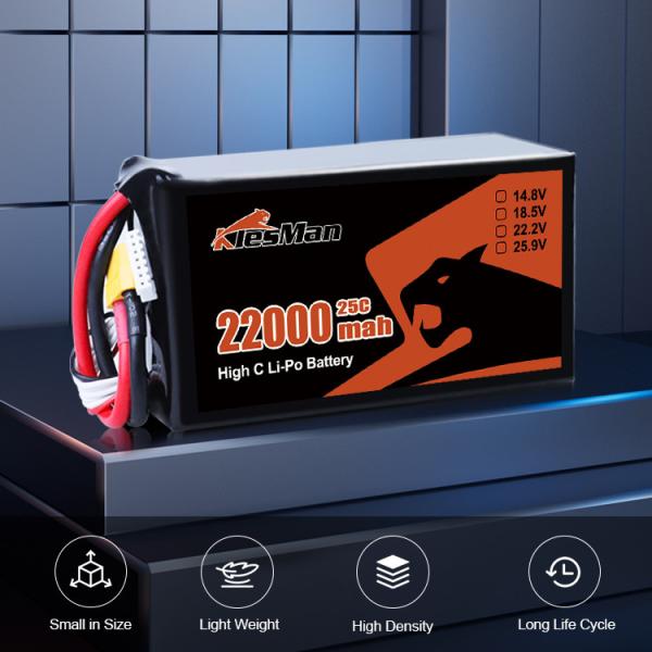 Solid State Drone Battery 22000mah XT60 XT90 Plug FPV 22.2V 8s 22000mah Lipo