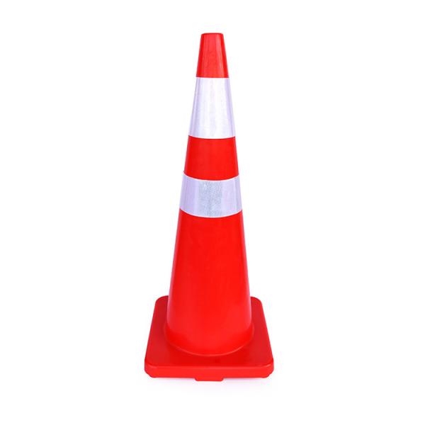 Roadway Safety PVC Traffic Warning Products Safety Cone with Reflective Tape