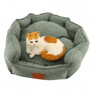 China 48 18 25 Fleece Cat Bed For Outdoor Cat Older Human Bed Soft 2 Cats Arctic on sale
