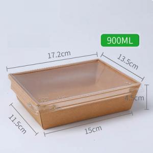 Wholesale Wheat Straw Fiber 500ml  900ml 1600ml Disposable Lunch Box for Food Packaging from china suppliers