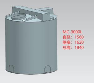 Wholesale Round 3000 Liters Rotor Moulding 792 Gallons 2.5 To 3mm from china suppliers