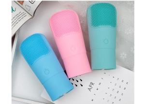 Wholesale Home Use Facial Cleansing Brush Silicone Facial Cleanser Blue Pink Color from china suppliers