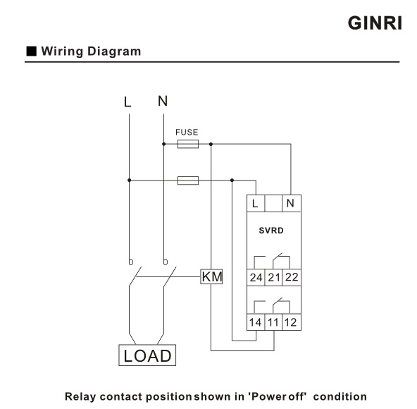 Single Phase Undervoltage Relay 3 LEDs For Status Indication 440VAC SVRD-220