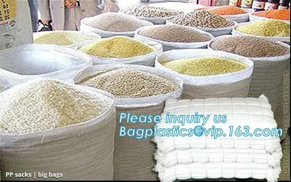 25kg 50kg white recycled agriculture pp woven bag bopp laminated pp woven bags