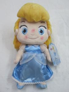 China Custom Children Disney Plush Toys Princess Cinderella Doll 12 inch on sale