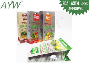 Wholesale Stand Up Paper Flat Bottom Bags Moisture Proof For Dried Banana / Fruit from china suppliers