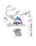 Diesel Excavator 123907-11601 R60-7 DH80 Oil seal Injector Seal Engine Parts