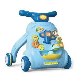 Wholesale Sit Stand Early Push Toys Pull Wheels Musical Learning to Walk Baby Walker Infant Boys Girls 12 inch from china suppliers
