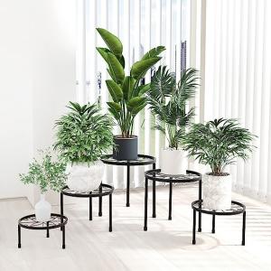 Wholesale Heavy Duty Potted Holder Durable Rustproof Flower Pot Stand for Iron Garden Container from china suppliers