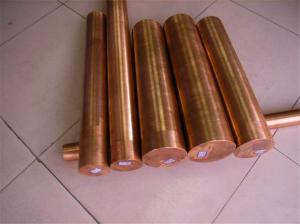 China Industrial Round Shaped Copper Products , Big Diameter Red Copper Bar on sale