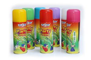 Wholesale PLYFIT Silly Crazy String Spray Canisters Mixed Colours For Christmas Decorations from china suppliers