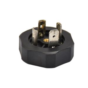 Wholesale 16A Rohs PA66 Solenoid Value Circular Connector Base A Type PA GF from china suppliers
