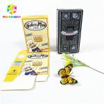 Full color customized logo UV craft paper boxes with hang hole bottle gift