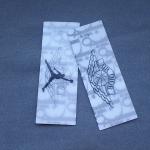 Recycled Paper 3D Logo CMYK Cloth Hang Tags