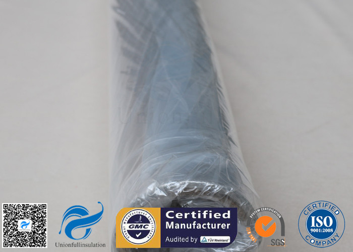 Silver Coated Aluminium Foil Fiberglass Fabric 3732 0.43MM 430G Heat Reflective